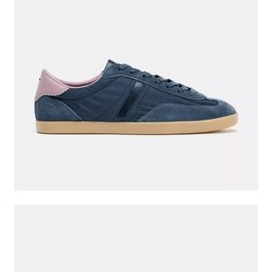 Stylish Blue and Pink Men's Sneakers